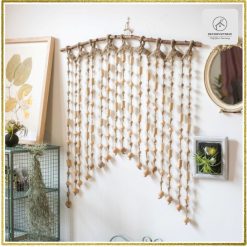 Rèm cửa hạt gỗ decor