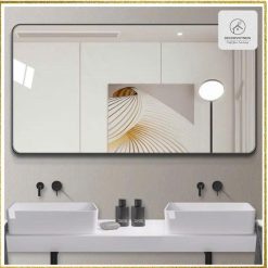 Hình ảnh gương decor phòng khách