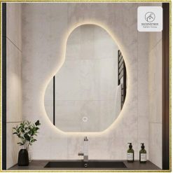 Hình ảnh gương decor phòng tắm