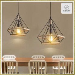 Đèn Thả Kim Cương Phong Cách Vintage